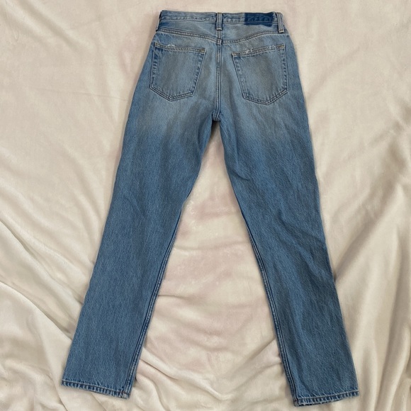 Worn once straight leg high rise Ética jeans. - Picture 2 of 3